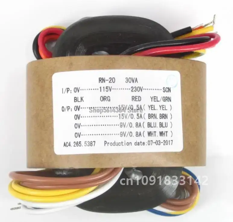 30 Вт ВА Первичный вход 0-115-230 В-SCN Вторичный выход 9 В 12 15 18 24 R-core Трансформатор