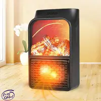 Flame Fireplace Heater Room Portable Electric Heater Plug in Wall Stove Mini Household Radiator Remote Warmer Machine For Winter