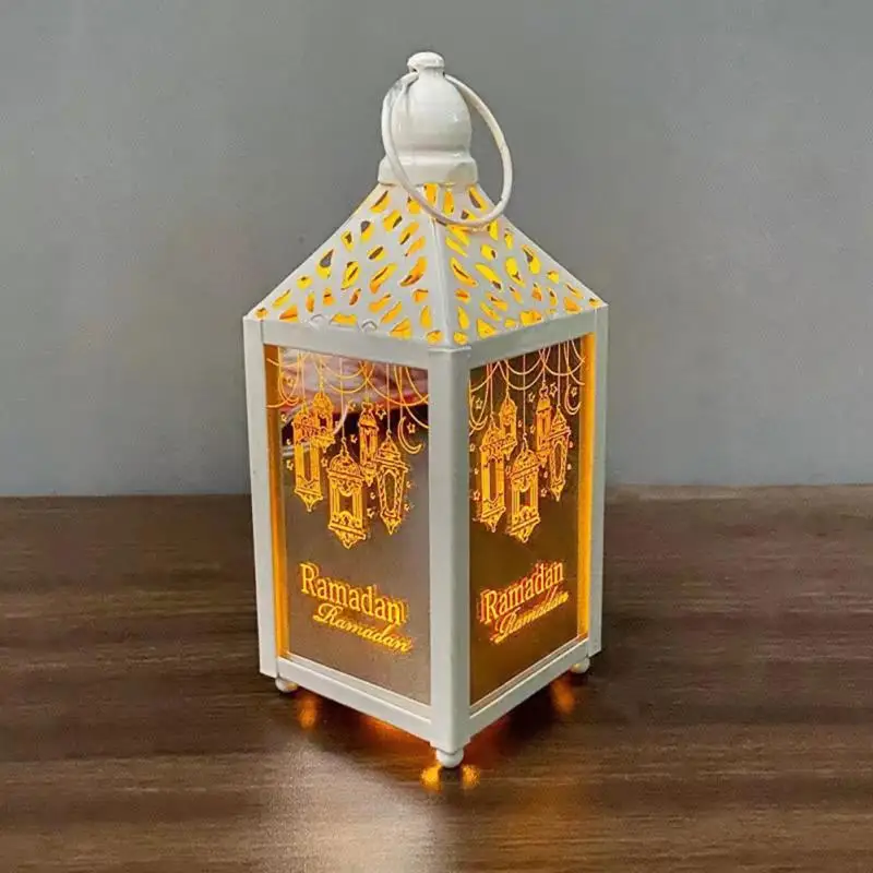 

Party Supplies Eid Mubarak Islamic Muslim Led Ramadan Kareem Decoration For Home 2023 Iron Art Small Lantern Lanterns Wind Light