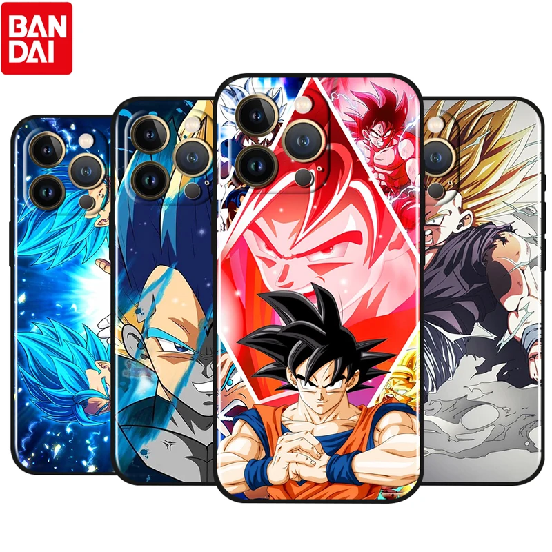 

Hot Anime Dragon Ball Cool For Apple iPhone 13 12 Pro Max Mini 11 Pro XS Max X XR 8 7 6S 6 Plus SE 5 5S Soft Black Phone Case
