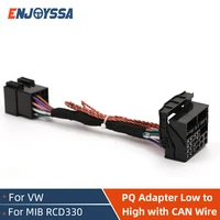 iso to quadlock canbus adapter cable harness upgrade rcd330 187b rcd510 conversion cable for vw polo jetta golf tiguan passat cc