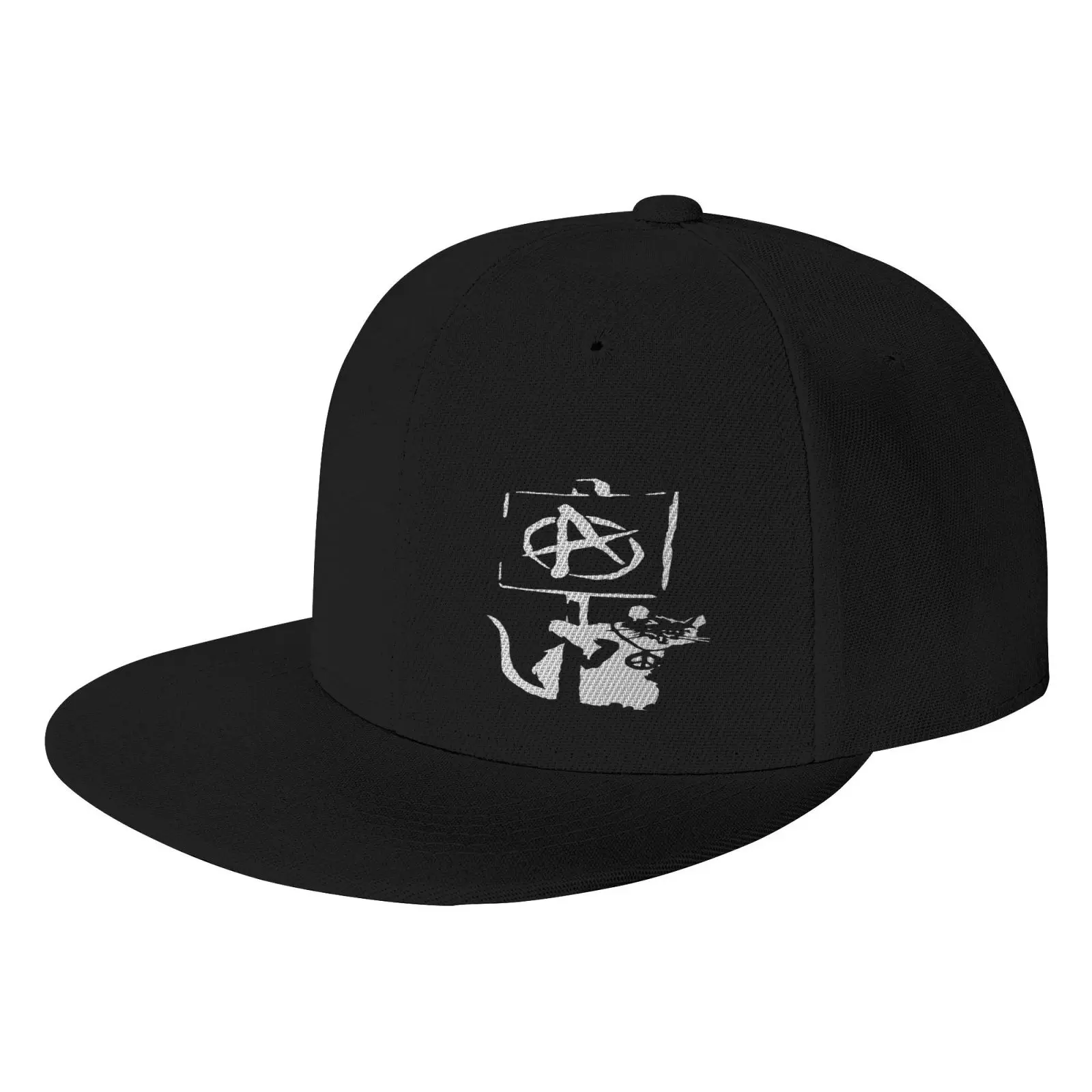 

Banksy Street Art Dmc Anarchy Rat Men's Hat Golf Cap Hats Bonnets For Women Woman Beret Baseball Cap Women's Cap Caps Hats Man