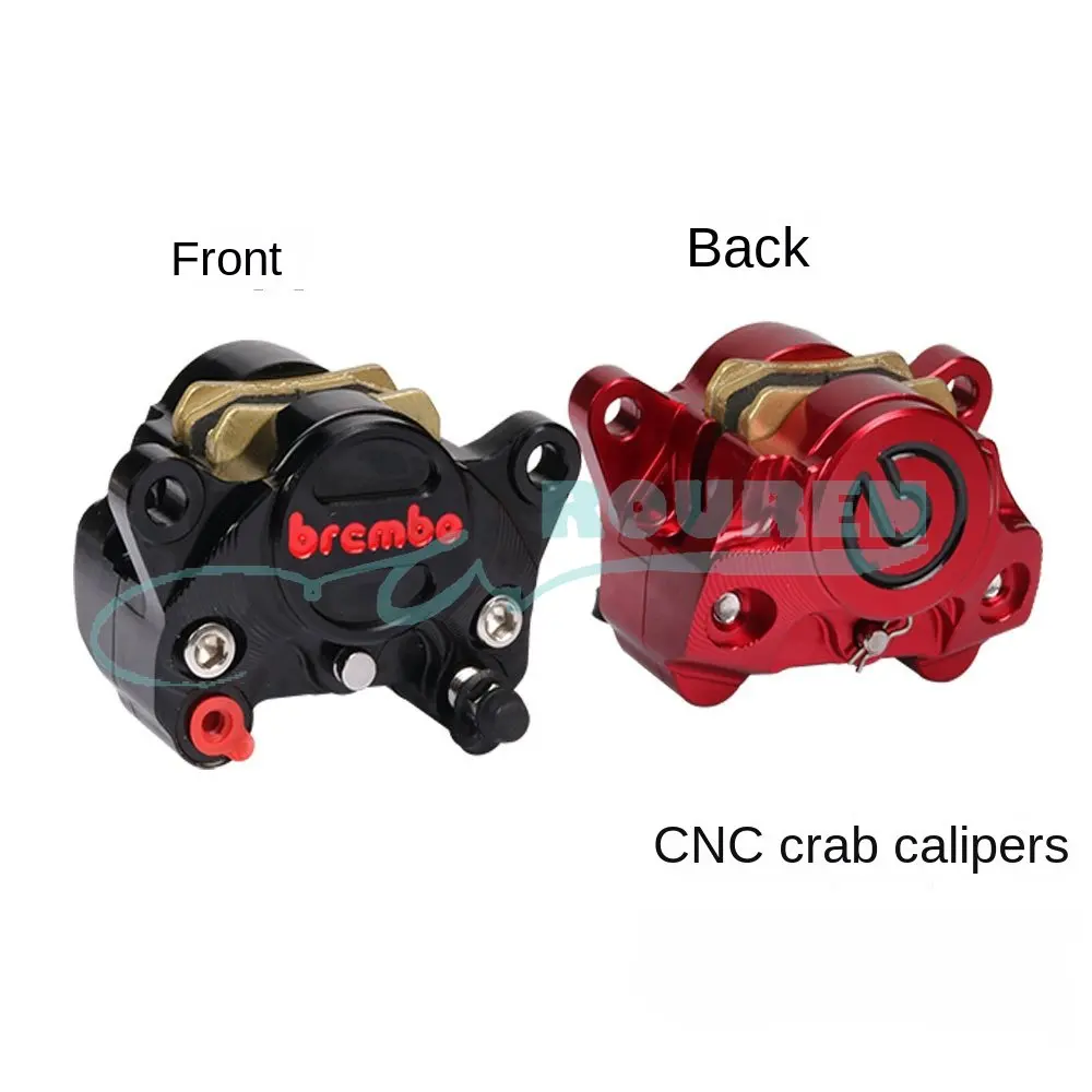 

Motorcycle Brebo CNC Crab Rear Disc Brake Pump Double-sided Calipers Electric Bike Cafe Racer Modified Parts Sportster Accessory