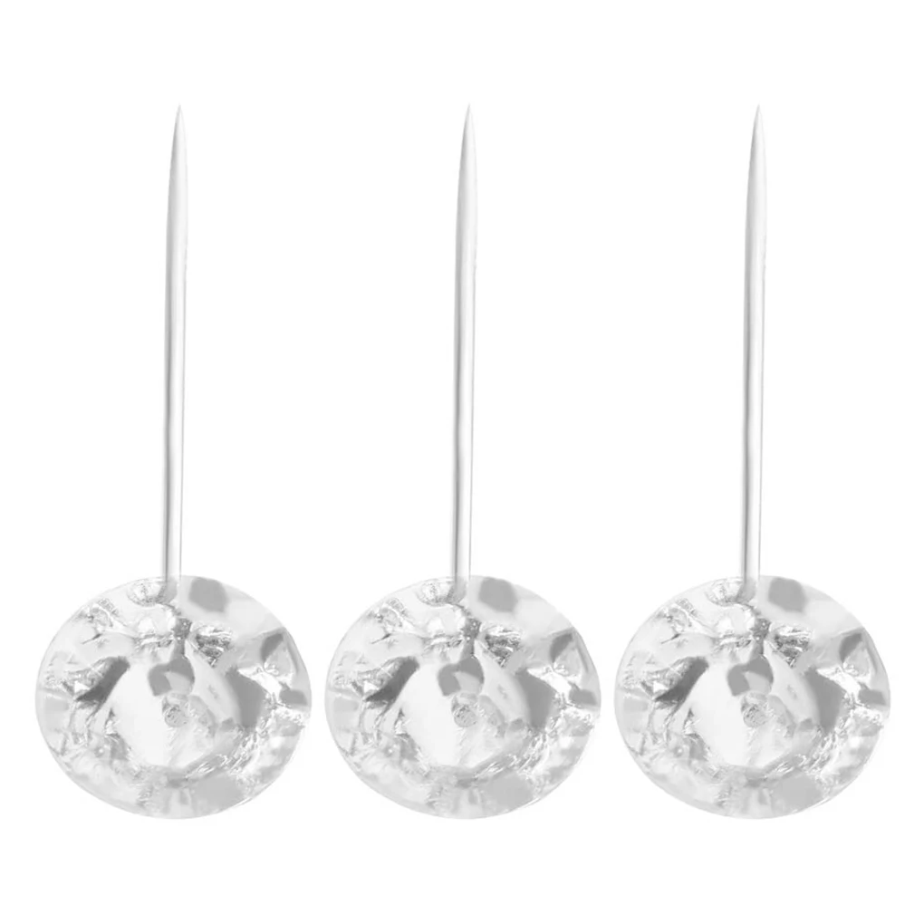 

100pcs Flower Bouquet Pin Wedding Bridal Head Decor Fixing Needle Wedding Party Crystal Corsage Pin