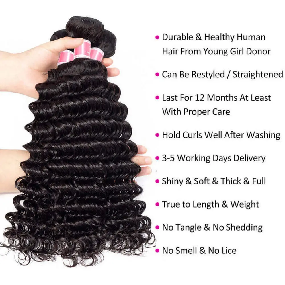 Бразильские волнистые 3 искусственные волосы с застежкой человеческие