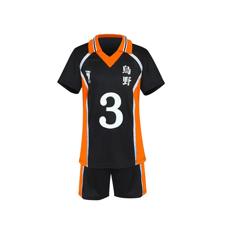 Cos Haikyu! Haikyuu Cosplay Костюм Karasuno Koukou старшая школа волейбол клуб Hinata Shoyo Kageyama Tobio