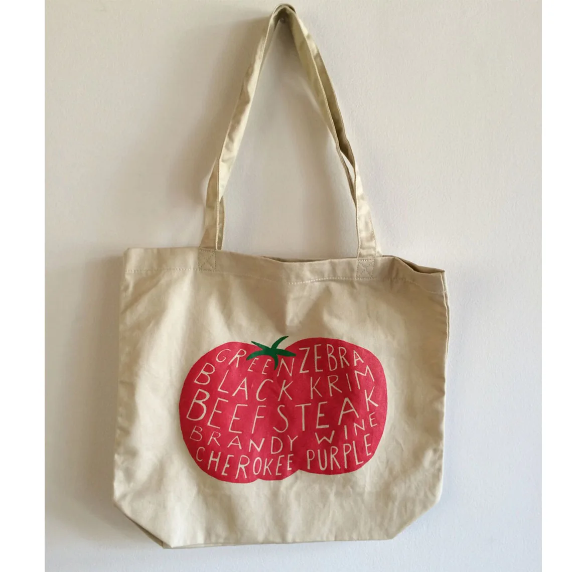

Большая Сумка-томатный принт для женщин, многоразовая холщовая сумочка цвета хаки в винтажном стиле, сумка на плечо для уличных покупок