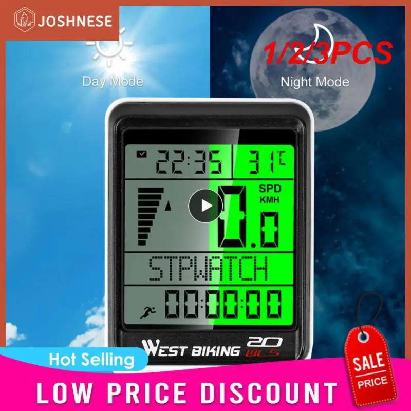 

1/2/3PCS BIKING 5 Language Wireless Waterproof Multifunctional Computer Cycling MTB Odometer Road Bike Stopwatch
