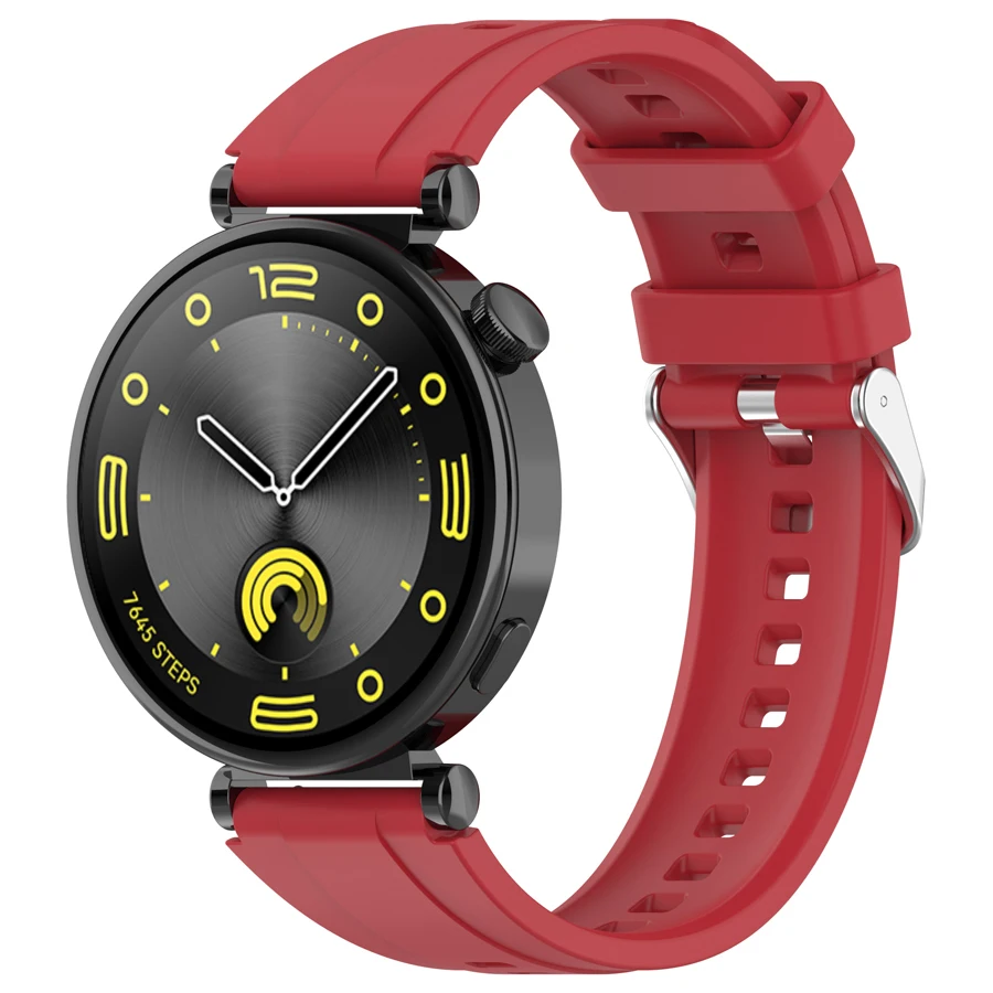 Силиконовый ремешок 22 мм 18 мм для Huawei Watch GT4 5 6 41 мм 46 мм Спортивный ремешок для Huawei Watch GT4 GT5 GT6 41 мм46 мм Браслет Ремешок для часов (art.: 3920d44f00a14) - 3920d44f00a14