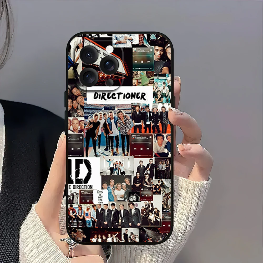 Band O-One D-Directions Take Me Home Phone Case for iPhone 12 11 14 15 13 16 Max Plus Pro Black Soft Silicone Cover