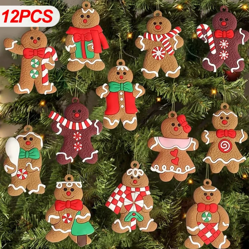 

12 шт., набор украшений для новогодней елки