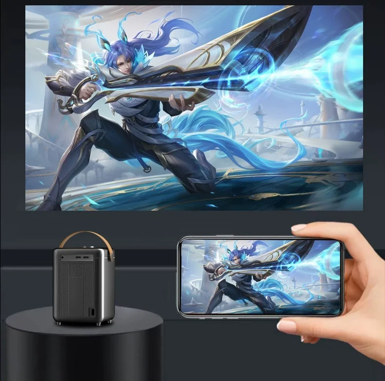 2024 Новое проекционное устройство 720P Full HD Интеллектуальный проектор Портативный