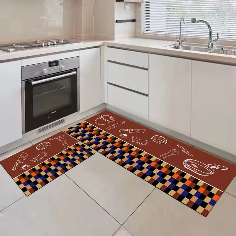 

Anti-slip Kitchen Mat for Floor Carpet Home Decor Entrance Doormat Bath Absorbent Mat Laundry Room Living Bedroom Area Rugs