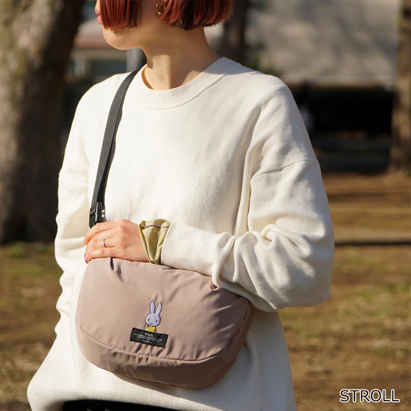 Cute Cartoon Dumpling Crossbody Bag Japanese Miffy Ultra-light Foldable Underarm Couple Bestie Waist