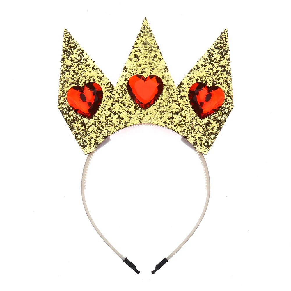 Детский костюм принцессы Элис красное платье королевы в форме сердца для девочек