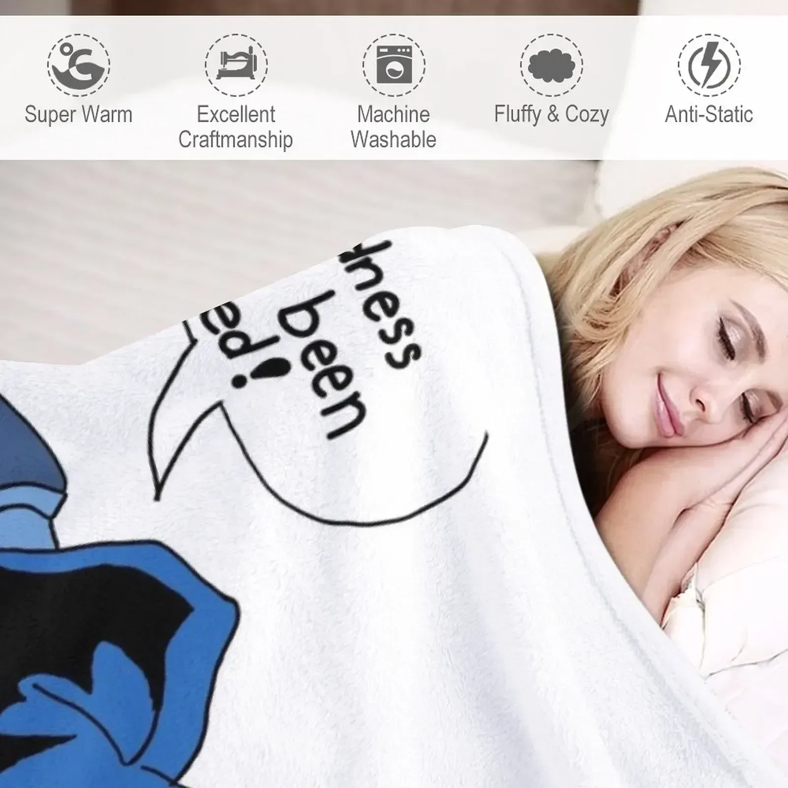 О моя доброта я буду бамбуковым покрытием! Одеяло Furrys Симпатичные клетчатые