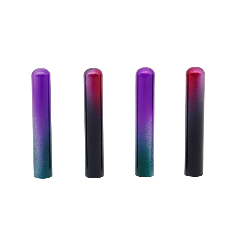 Weiou Lace Metal Tips 100Pcs Wholesale 22*3.8MM Sneaker Canvas Boots Decorative Aglets Purple/Red Gradient Shoelace Accessories