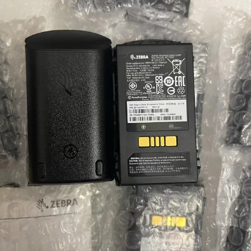 100% оригинал 5200 мА · ч для ZEBRA MC33 MC330 MC3300 BT-000337 BT-000375-00 штрих-кода