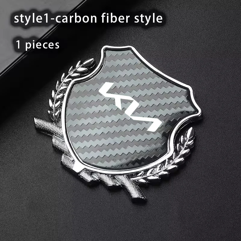 

Боковой знак модификации автомобиля, треугольная металлическая наклейка для Kia Sportage Morning Ceed Picanto Rio ProCeed Niro Stonic Optima Forte KN