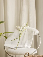 swallowtail crumpled gauze light luxury surprise silent wind bedroom living room light impermeable white gauze chiffon window