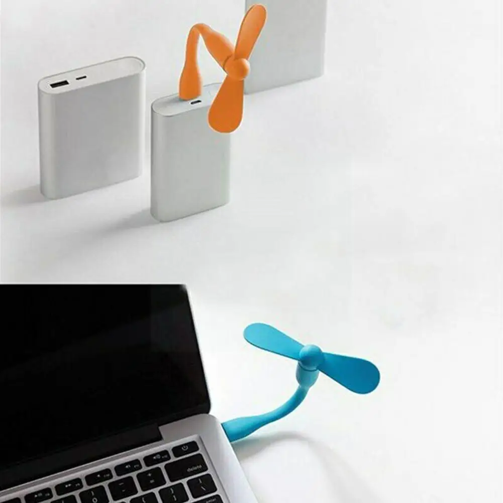 

Портативный Usb-вентилятор V0u5, гибкий мини-вентилятор для портативного зарядного устройства, ноутбука, ПК, портативное зарядное устройство п...