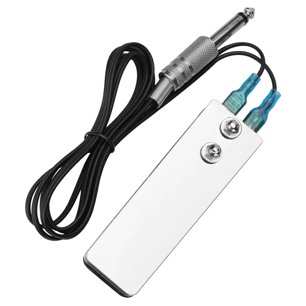 

Tattooing Switch Plug Tattoos Pedal Power Supply Stainless Steel Machine Foot The