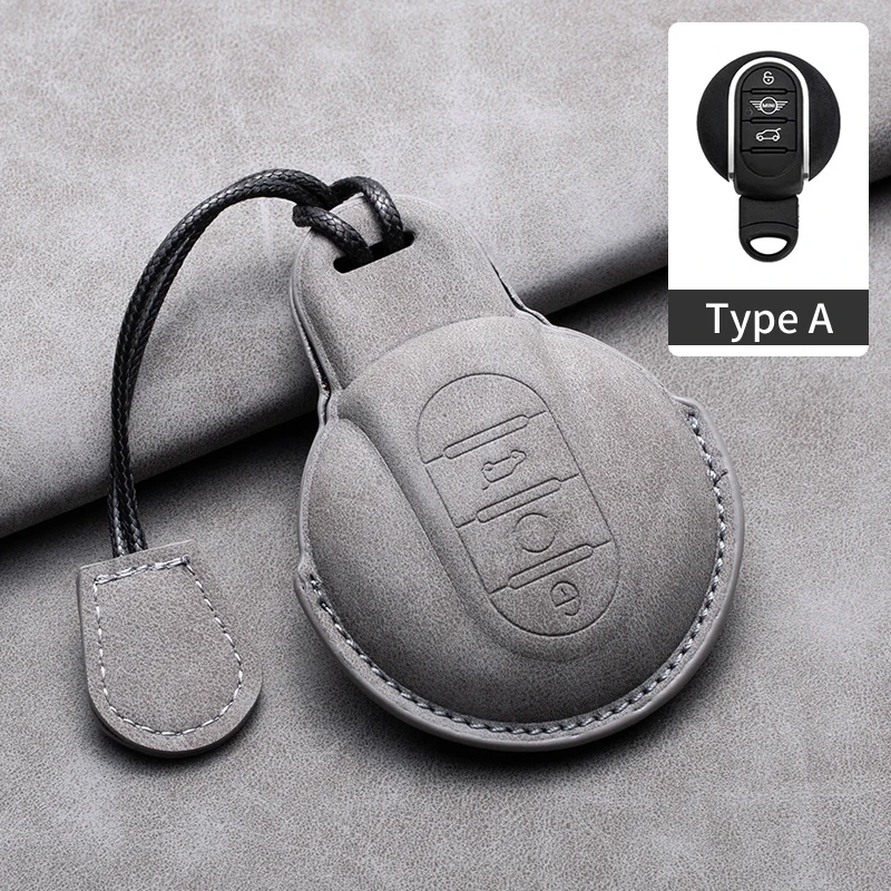 

Замшевый Кожаный Автомобильный Брелок с дистанционным управлением для BMW MINI COOPER S ONE JCW F54 F55 F56 F57 F60 CLUBMAN COUNTRYMAN, автомобильные аксессуары