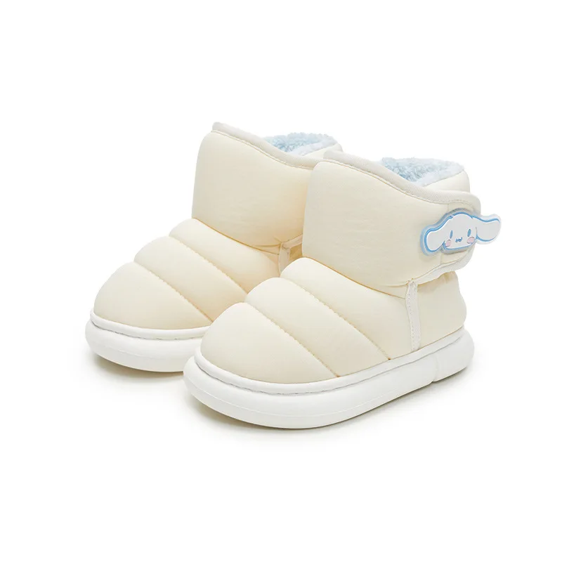 Новые милые зимние тапочки из искусственного хлопка аниме Kuromi водонепроницаемые