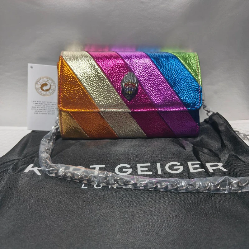 

Сумка на плечо Курта Гейгера женская из экокожи, роскошный брендовый дизайнерский саквояж кросс-боди, модная цветная Сумочка в стиле ретро