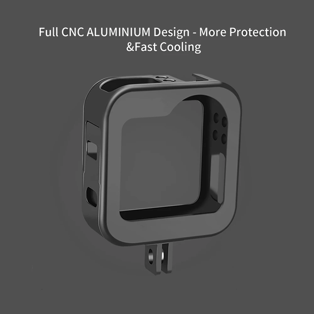 Защитный чехол UURig для камеры GoPro MAX металлическая подсветка Холодный башмак