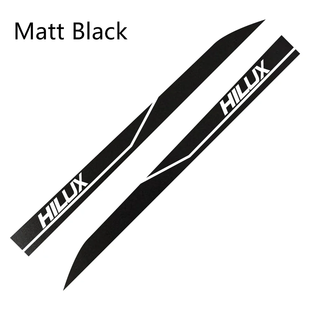 

2 шт., боковая наклейка на дверь автомобиля, авто виниловая пленка, сделай сам, наклейка, спортивный Стайлинг, автомобильные аксессуары для тюнинга для Toyota Hilux Revo Vigo