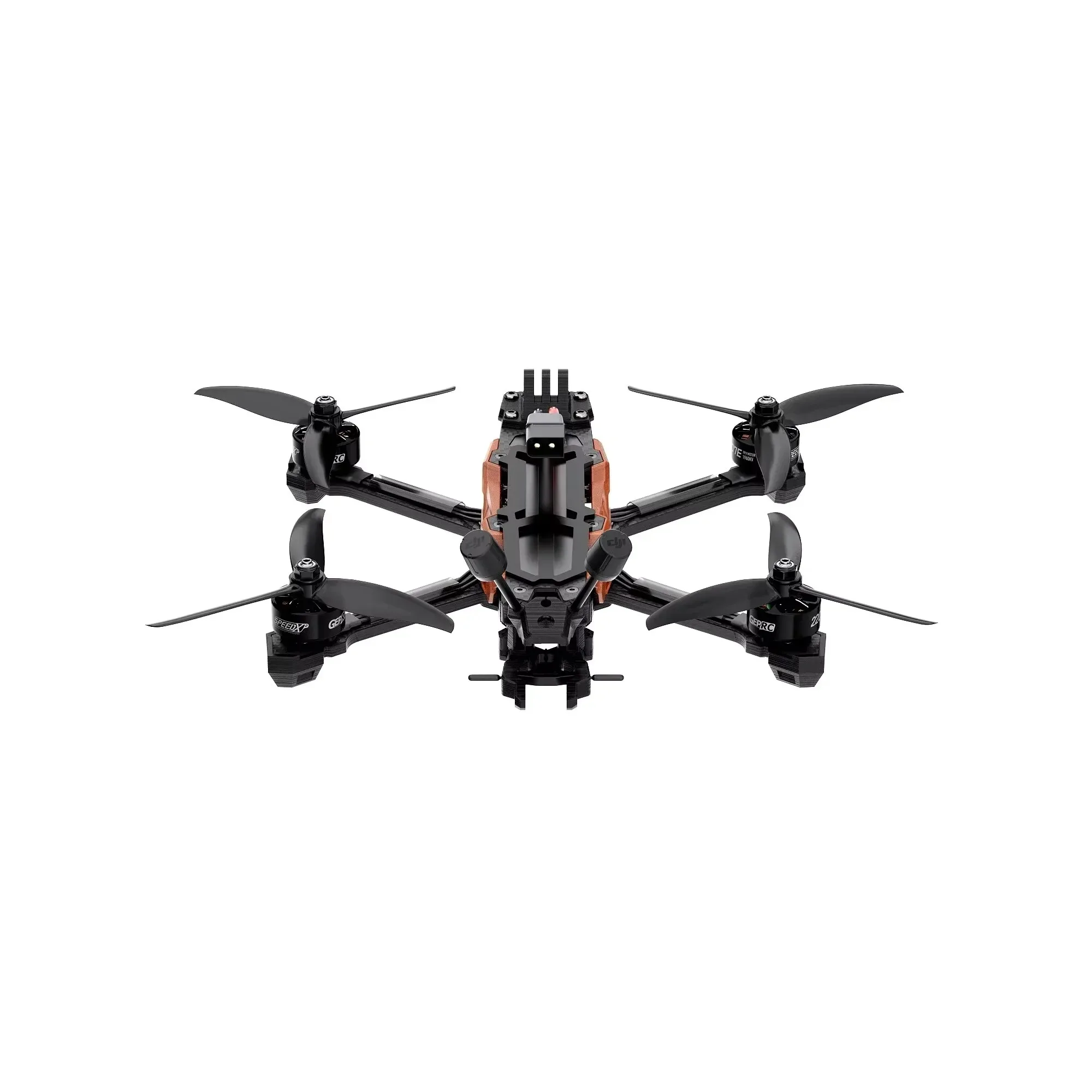 Фото GEPRC Vapor 5-дюймовый FPV-дрон для фристайла и гонок, конструкция рамы X/D для радиоуправляемых квадрокоптеров BNF PNP №2