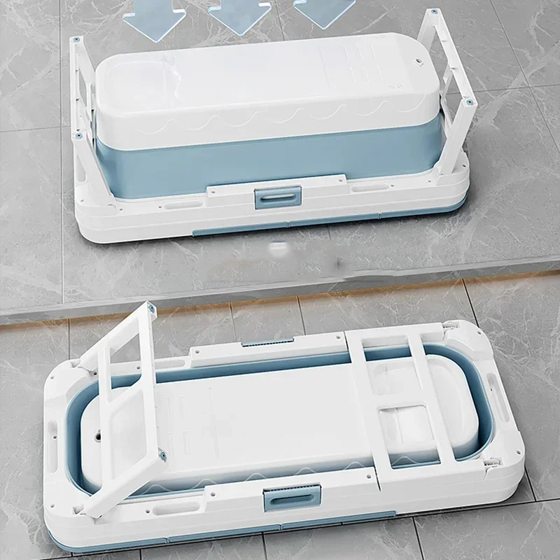 Портативная складная ванна для детей пластиковая плавания ведро взрослых крышка