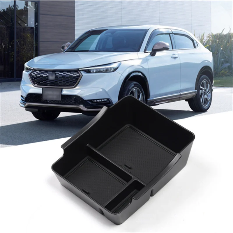 

Для Honda XRV Vezel 2022 2023 2024, аксессуары для интерьера, центральный ящик для хранения, подлокотник, контейнер, крышка, дверной подлокотник