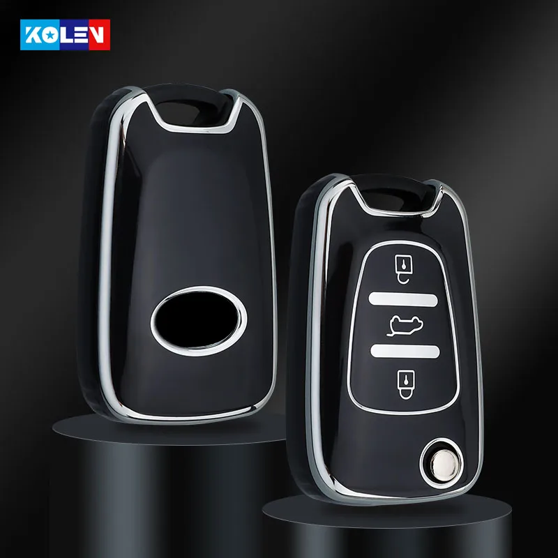 

Чехол для автомобильного ключа из ТПУ для Kia Sportage Rio 3 Soul Optima Ceed Pro K5 K2 Pride для Hyundai i20 i30 ix20 ix25 ix35 Elantra Accent