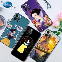 princess snow white case for iphone 13 12 mini 11 pro 7 8 xr x xs max 6 6s plus se 2022 tpu fitted capa soft phone cover