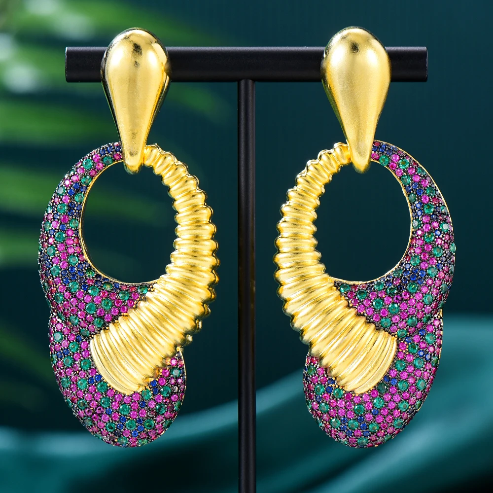 Missvikki Роскошные винтажные серьги-подвески для женщин свадебная вечеринка