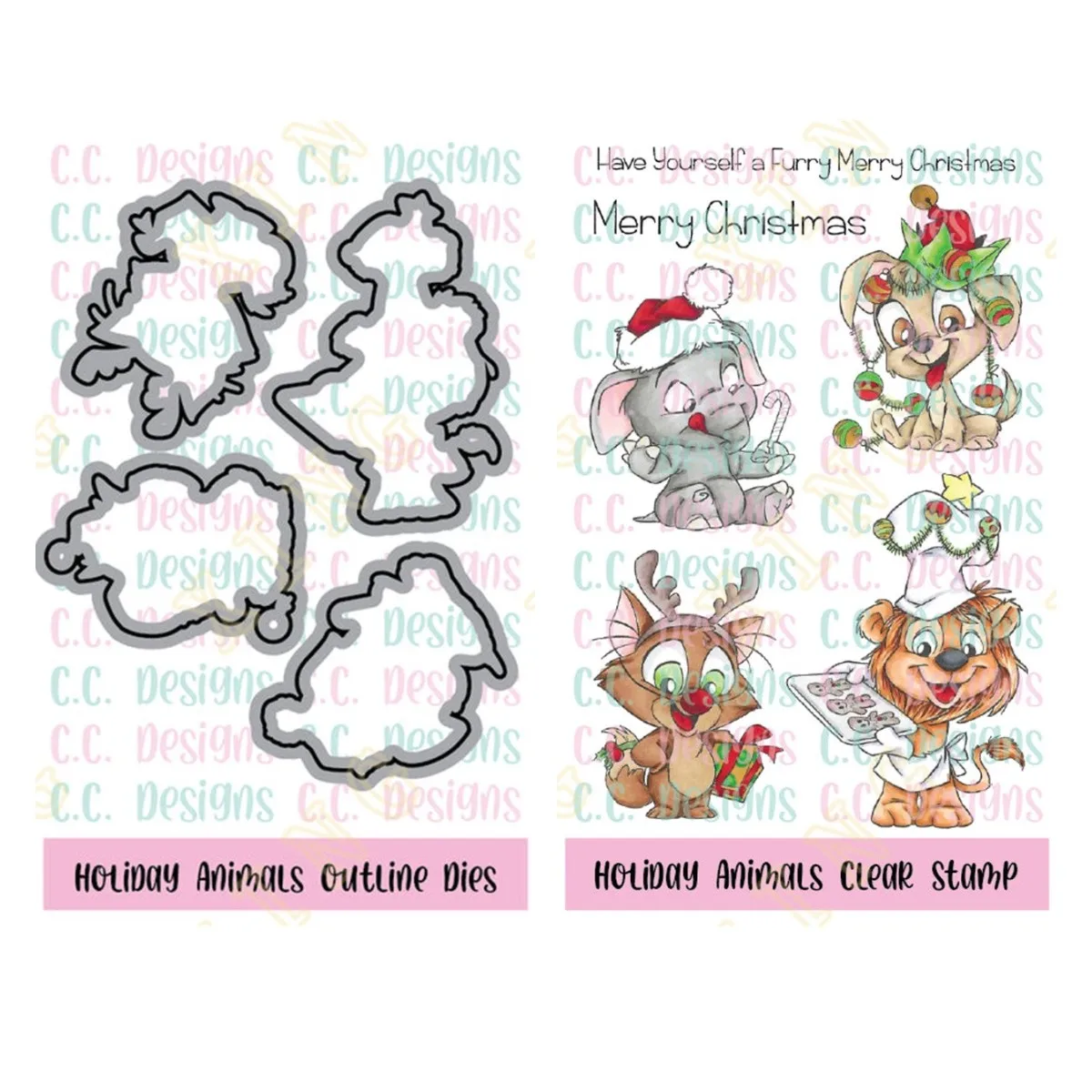 

New Holiday Animals Stamps and Dies New Arrival Scrapbook Diary Decoration Stencil Embossing Template Diy Greeting Card Handmade