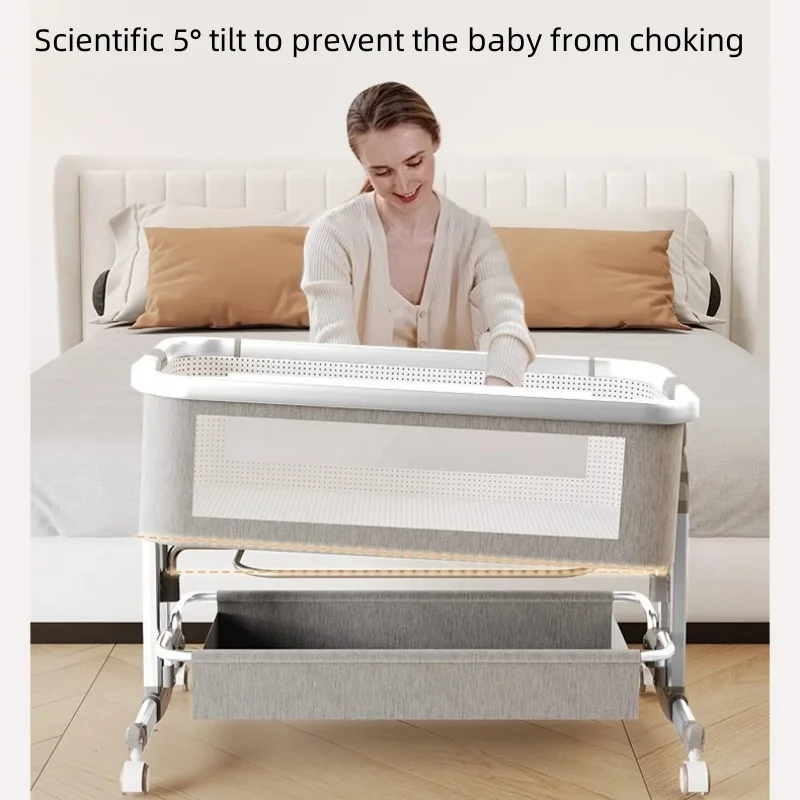 Кровать размера для кроватки 3-24 месяцев кровать queen-size многофункциональная