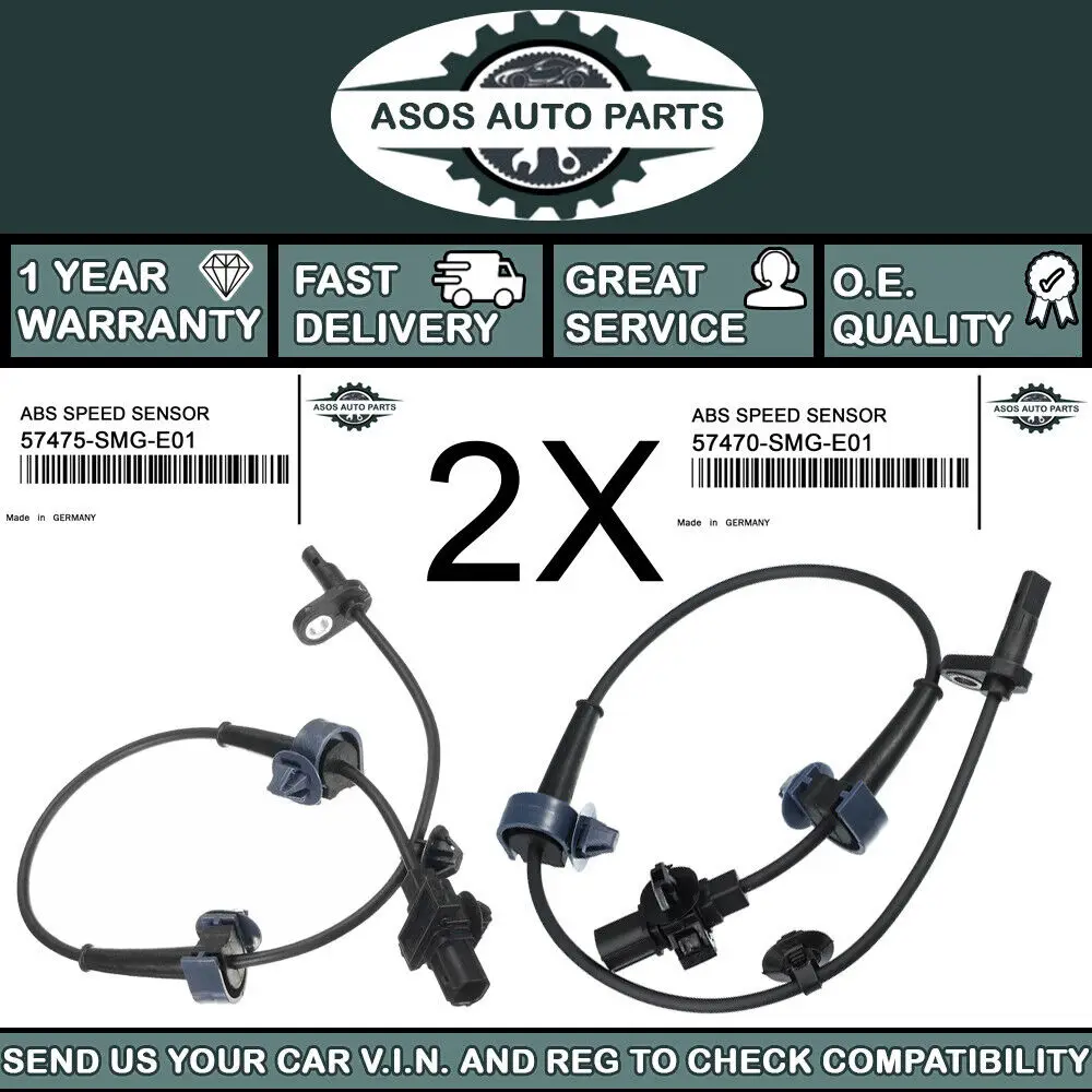 

2X задний датчик скорости ABS подходит для хэтчбека HONDA CIVIC VIII