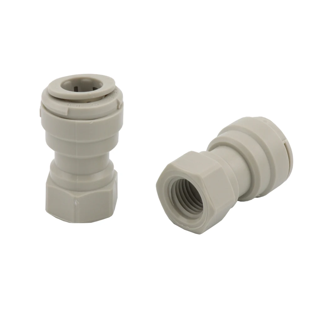 

Plastic Push In Speedfit 3/8" 5/16" X 1/4" FFL (7/16" - 20UNF) Push-Fit Connect for Homebrew Corny Keg Ball Lock Connector