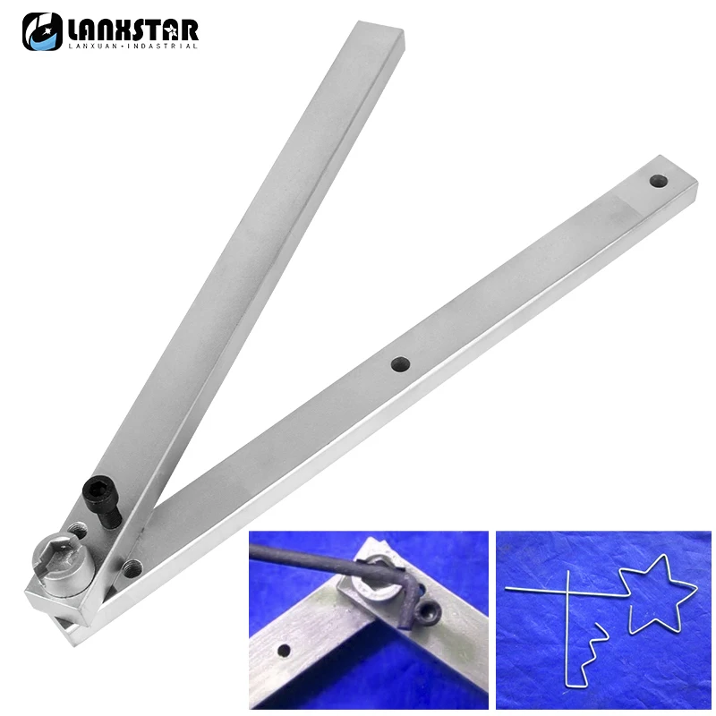 

Wire Bending Machine Manual Wire Bending Tool Metal Bar Bending Device Simple Type 2-5mm Reinforced Flat Iron Bender
