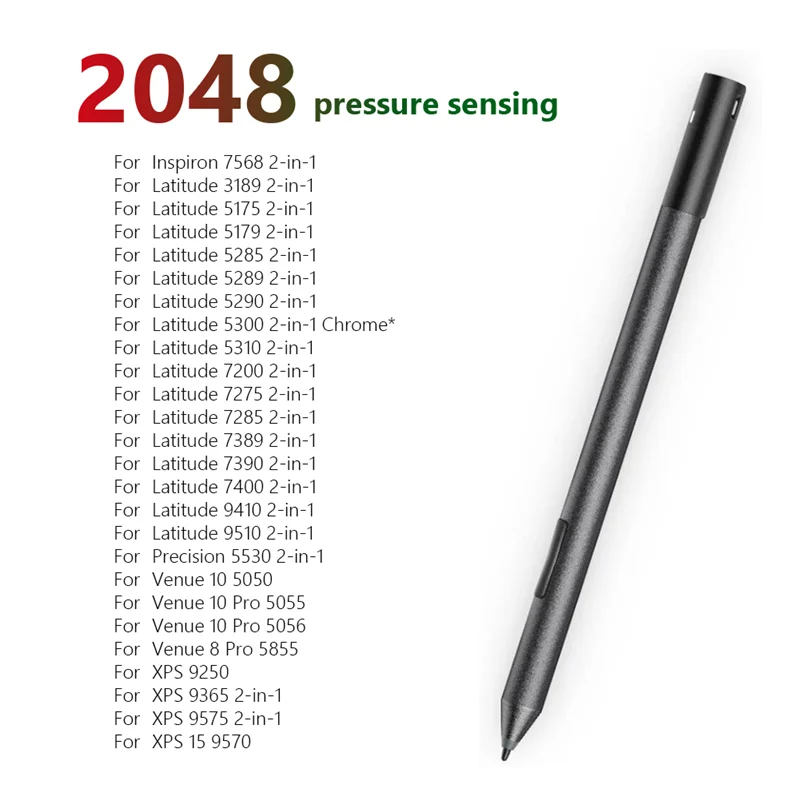 Стилус PN557W Active Pen для Dell Latitude 5285 5289 5290 5300 5310 7200 7210 7285 7389 9410 9510 Xps 9365 9575