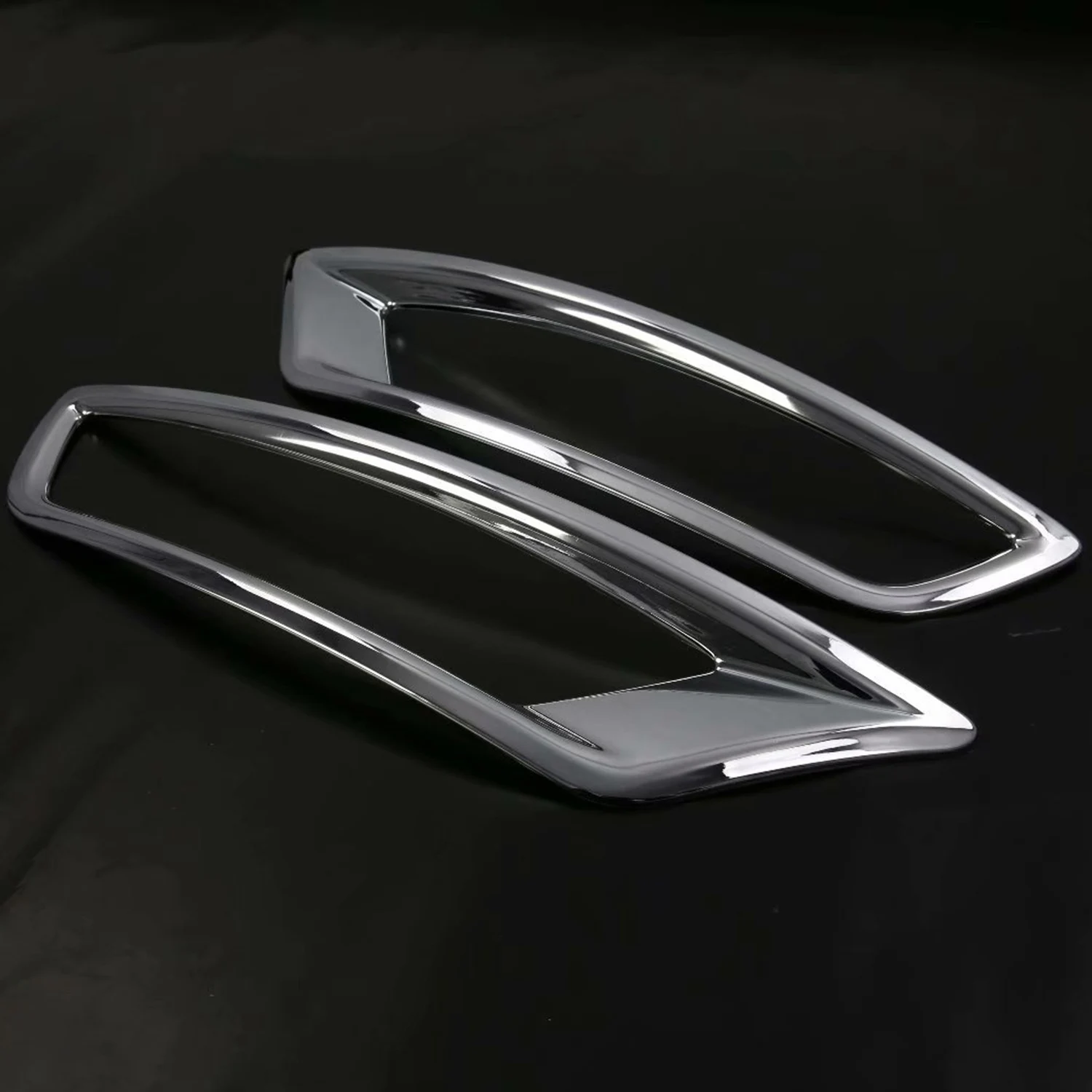 Автомобильный хромированный ABS задний отражатель противотуманная фара крышка