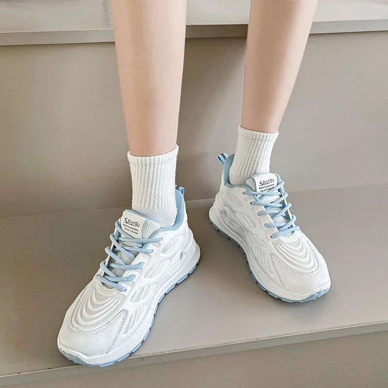 

Женские туфли Весна-Осень новинка корейский стиль с закрытым носком Модные темпераментные спортивные стильные туфли на плоской подошве с круглым носком