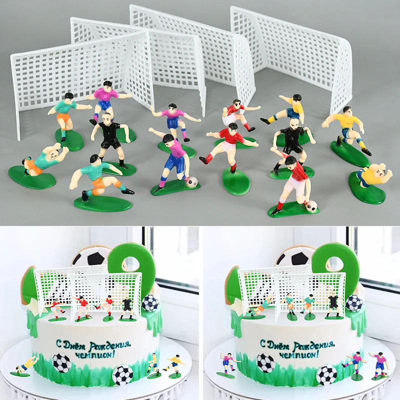 

1Set Soccer Football Cake Topper Kids Cupcake Topper Decor Children Toys Football Game Model Baby Shower Birthday Party Supplies