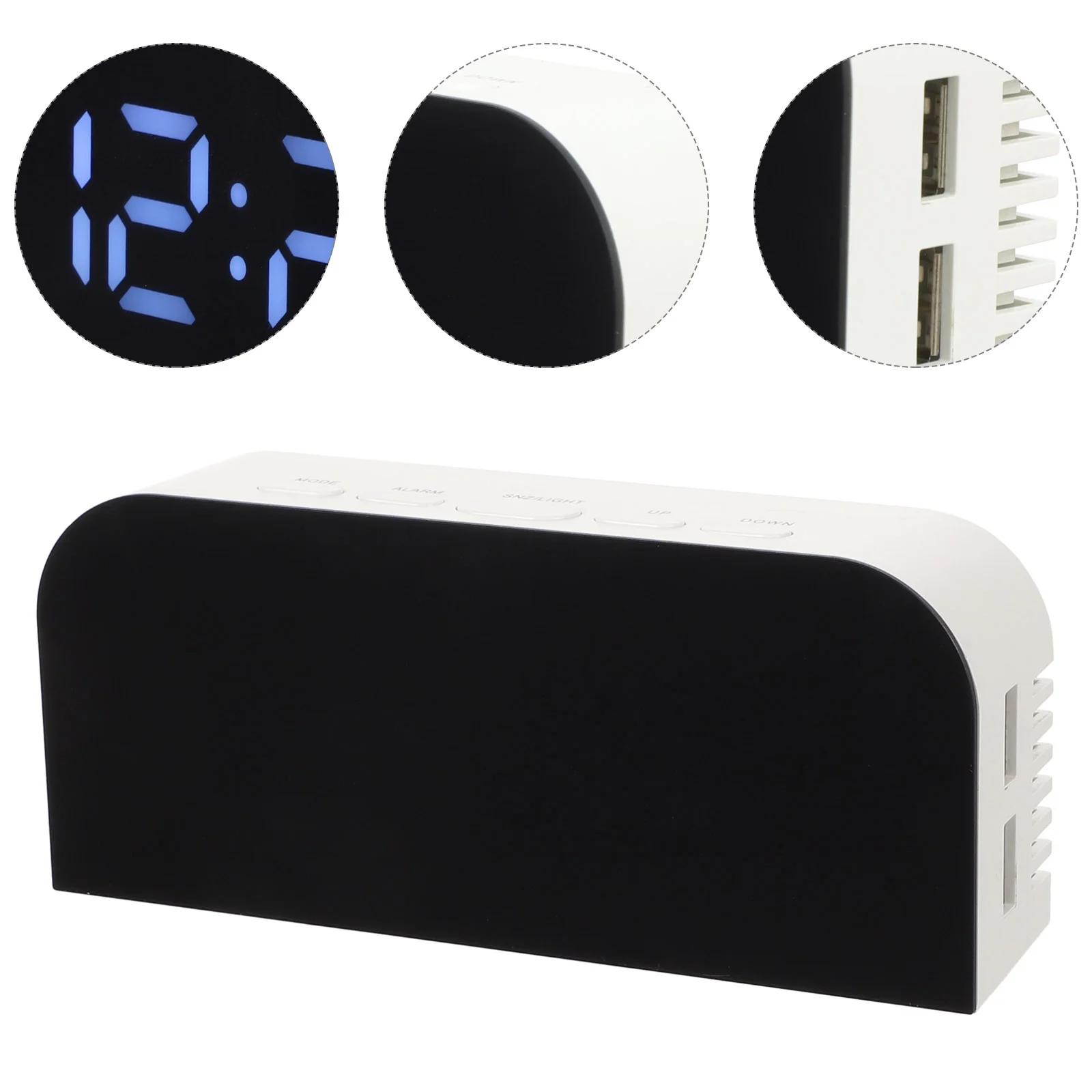 

Clock Digital Clocks Desk Alarm Bedrooms Desktop Travel Operated Wireless Bedroom Electric Loud Led Luminous Room Ornament Table