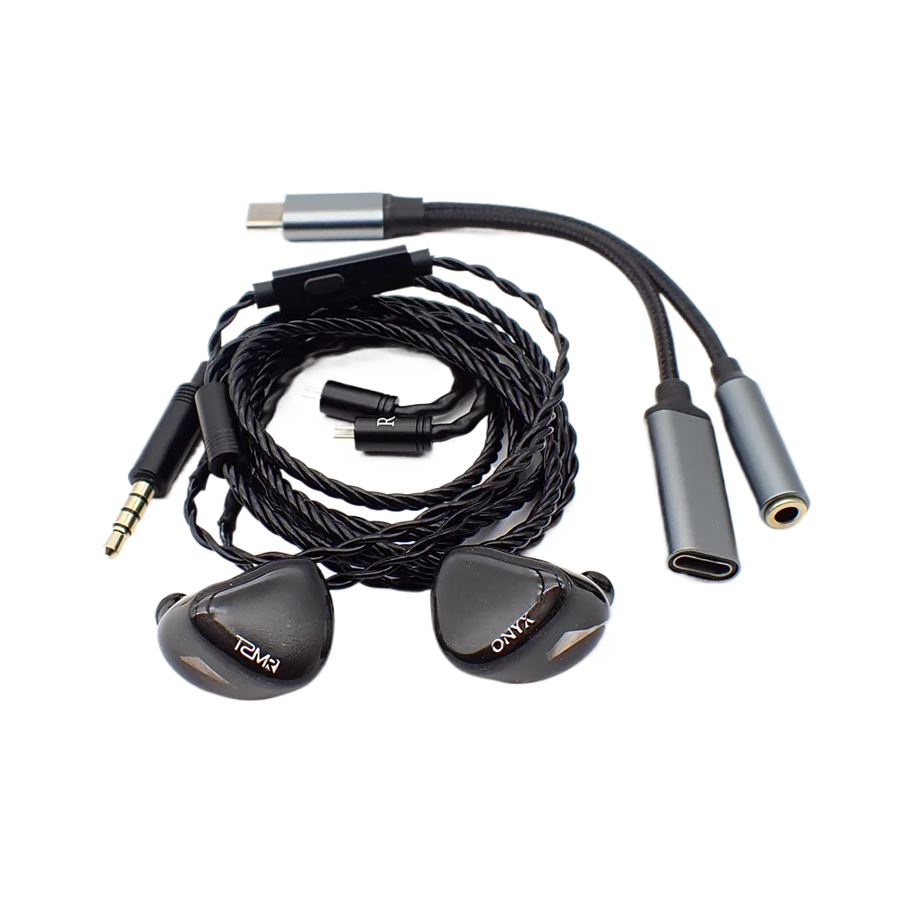 Фото Гибридные внутриканальные наушники Tansio Mirai TSMR ONYX 3DD+2BA Hi-Fi для игр, мониторинга, студийной работы, с мощными басами, для аудиофилов, высокопроизводительные IEM-наушники №4