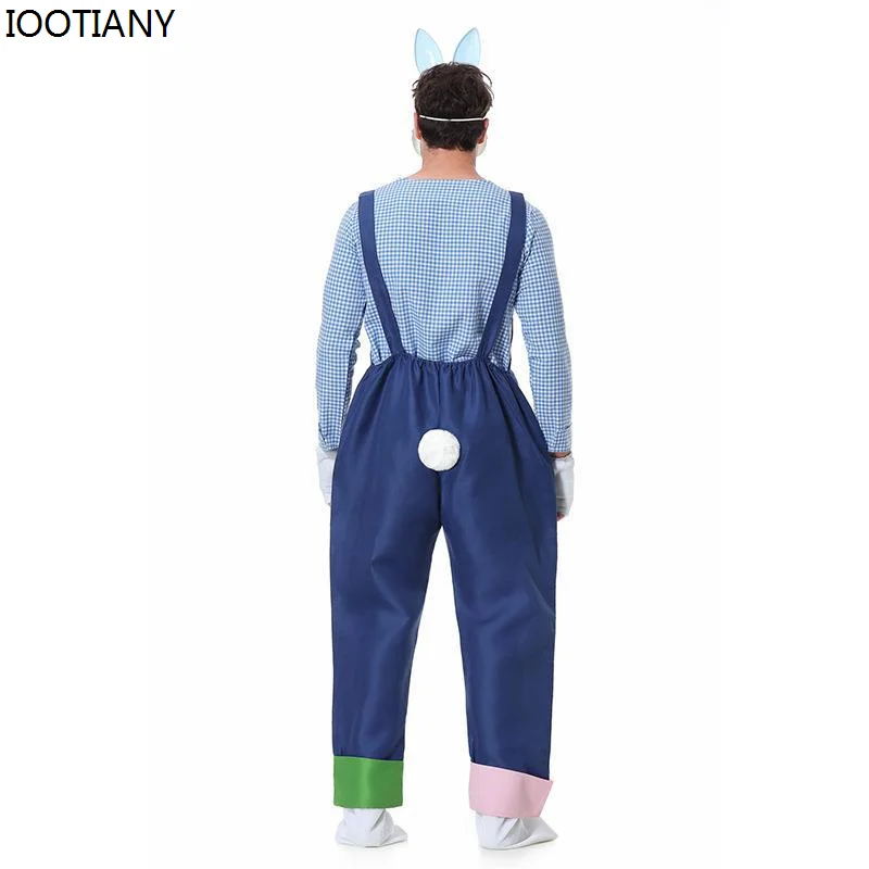 IOOTIANY новый унисекс Пасхальный кролик косплей сценический костюм антропоморфный