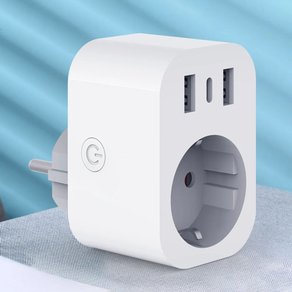 

Смарт-розетка Tuya с Wi-Fi, голосовым управлением и таймером